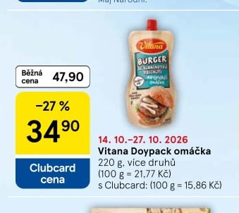 Vitana Doypack omáčka