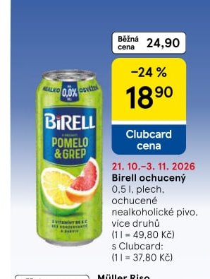 Birell ochucený