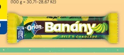 Orion Banány v čokoládě