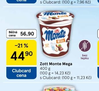 Zott Monte Mega
