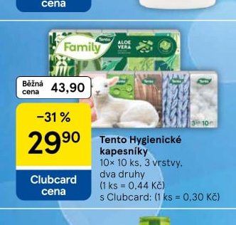 Tento Hygienické kapesníky