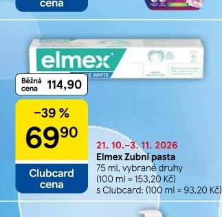 Elmex Zubní pasta
