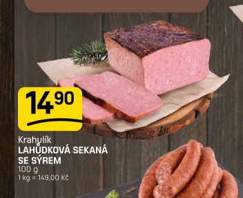 Krahulík Lahůdková sekaná se sýrem