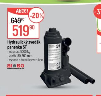 Hydraulický zvedák panenka 5T