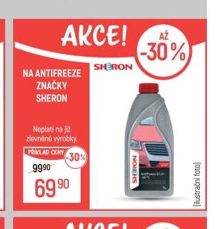 Na antifreeze značky Sheron
