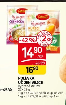 Vitana Polévka už jen vejce