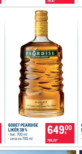 GODET PEARDISE LIKÉR 38%