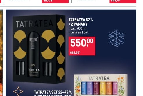 TATRATEA 52% + 2 PAŇÁKY
