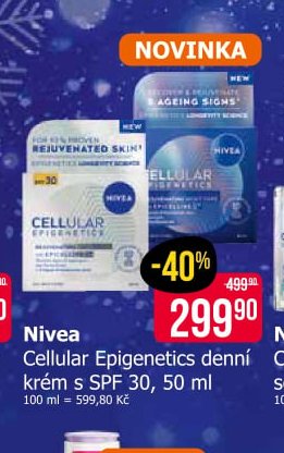 Nivea Cellular Epigenetics denní krém s SPF 30, 50 ml