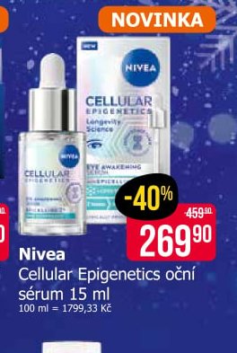 Nivea Cellular Epigenetics oční sérum 15 ml