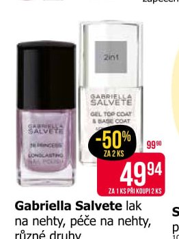 Gabriella Salvete lak na nehty, péče na nehty