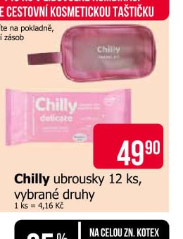 Chilly ubrousky 12 ks, vybrané druhy